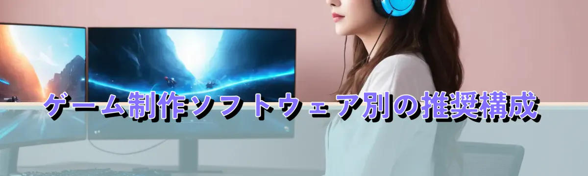 ゲーム制作ソフトウェア別の推奨構成