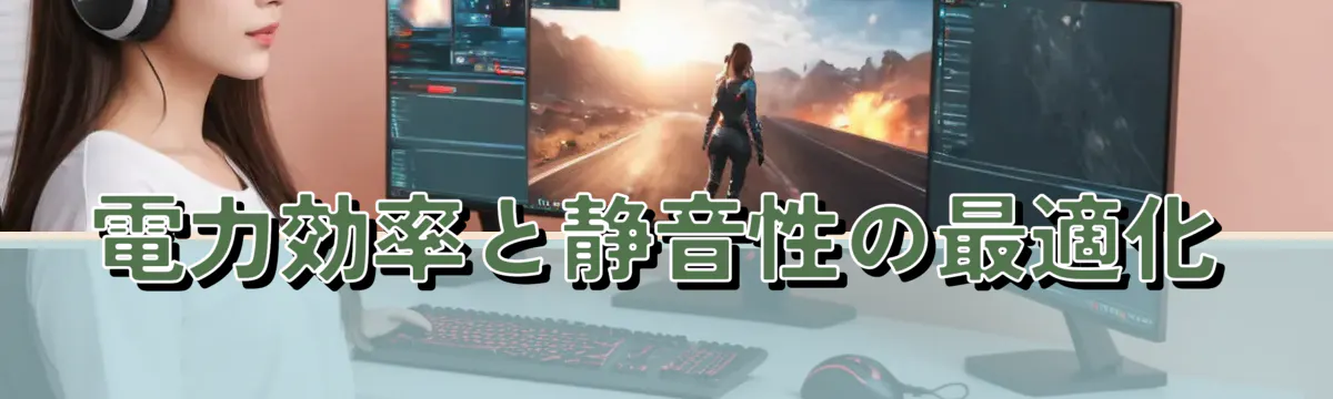電力効率と静音性の最適化