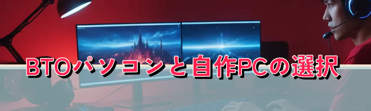 BTOパソコンと自作PCの選択