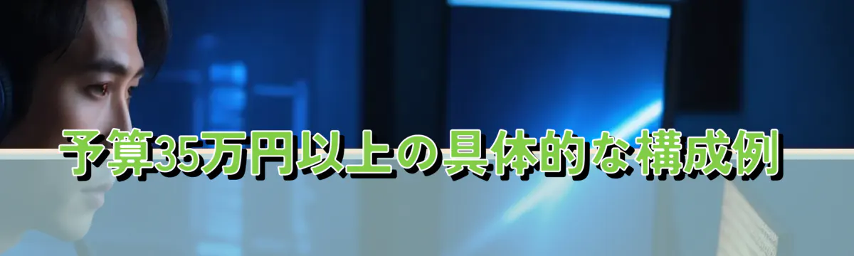 予算35万円以上の具体的な構成例