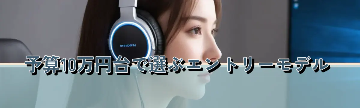 予算10万円台で選ぶエントリーモデル
