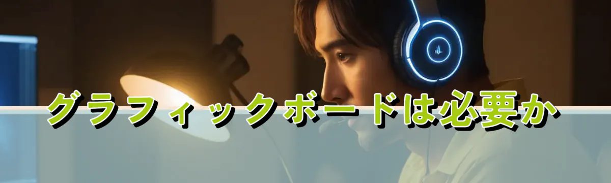 グラフィックボードは必要か