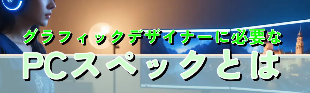 グラフィックデザイナーに必要なPCスペックとは