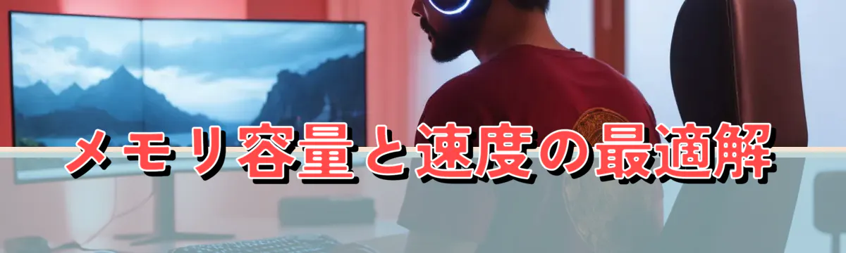 メモリ容量と速度の最適解