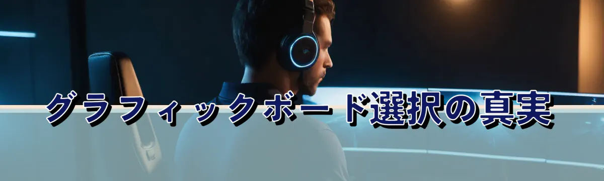 グラフィックボード選択の真実