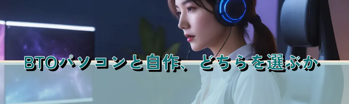 BTOパソコンと自作、どちらを選ぶか
