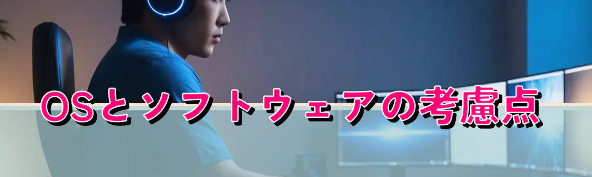 OSとソフトウェアの考慮点