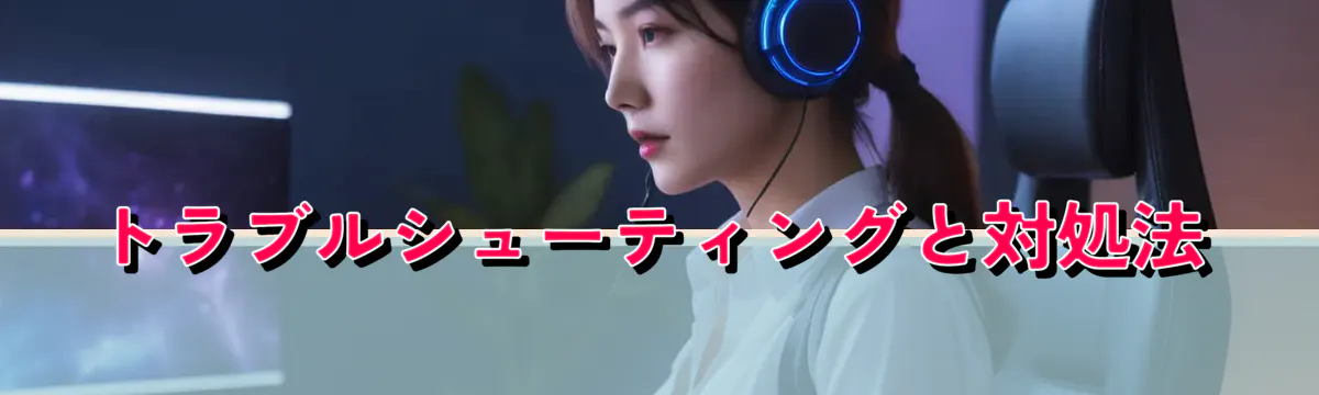トラブルシューティングと対処法