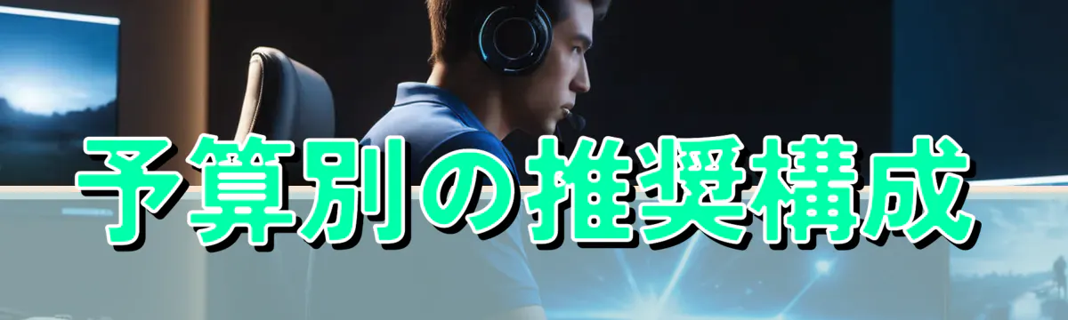 予算別の推奨構成