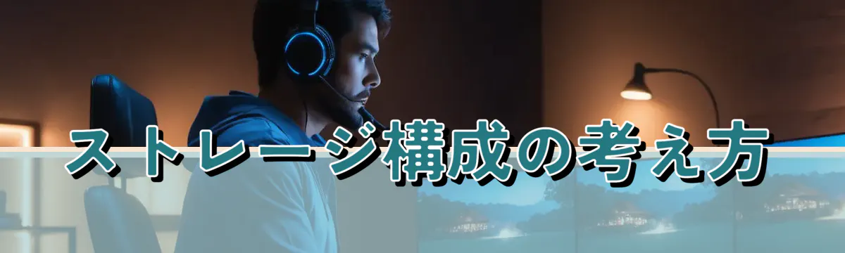 ストレージ構成の考え方