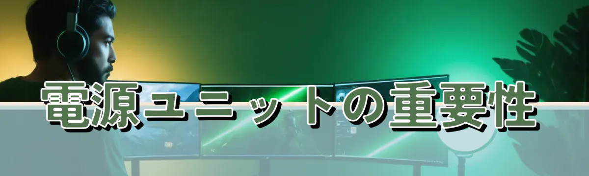 電源ユニットの重要性