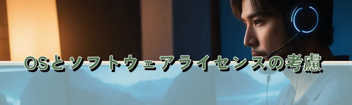 OSとソフトウェアライセンスの考慮