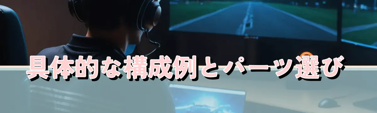 具体的な構成例とパーツ選び