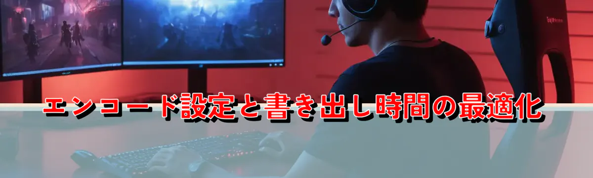エンコード設定と書き出し時間の最適化