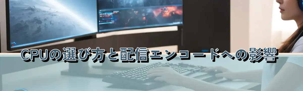 CPUの選び方と配信エンコードへの影響