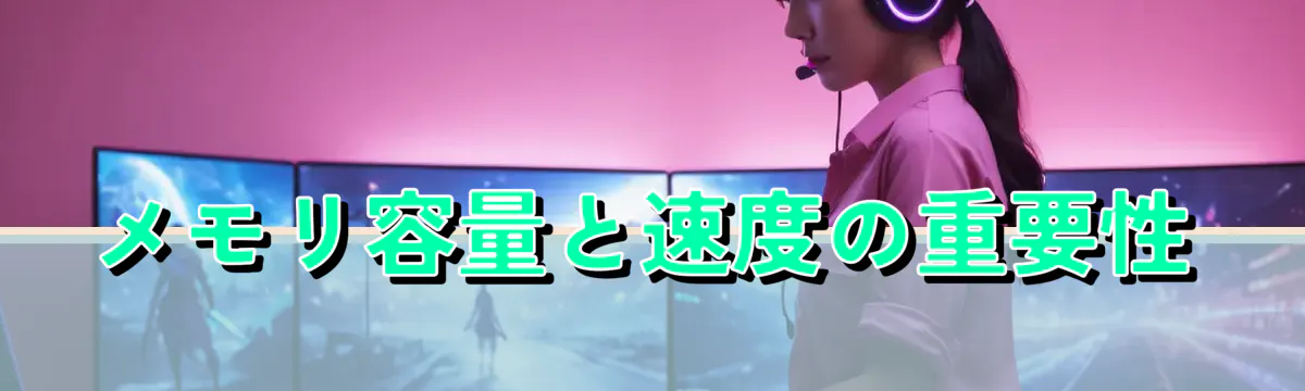 メモリ容量と速度の重要性