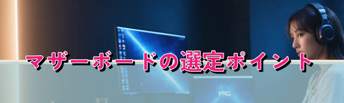 マザーボードの選定ポイント