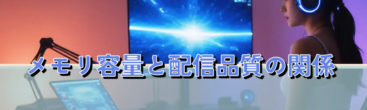メモリ容量と配信品質の関係