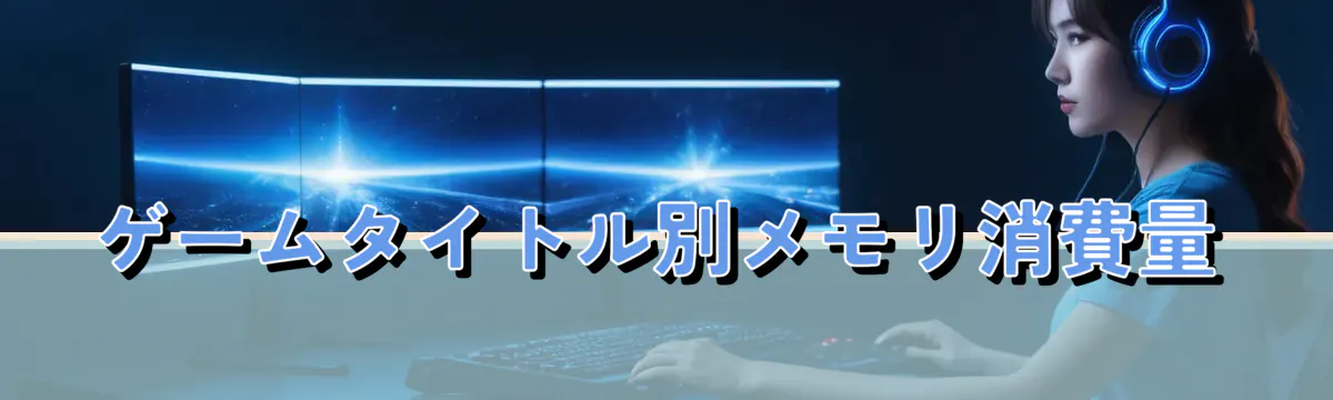 ゲームタイトル別メモリ消費量