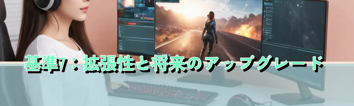 基準7:拡張性と将来のアップグレード