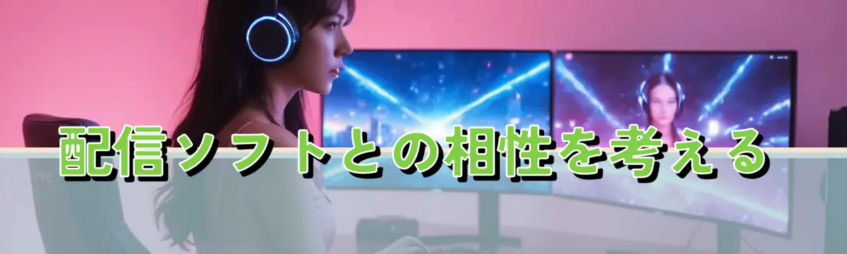 配信ソフトとの相性を考える