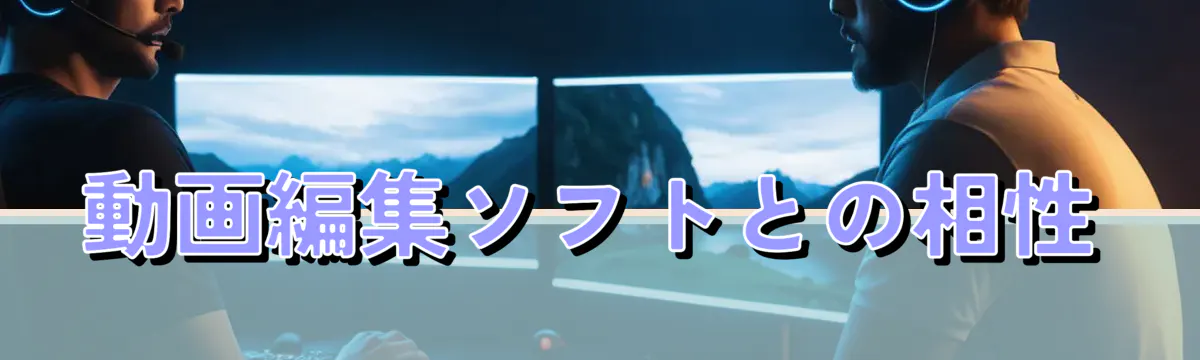 動画編集ソフトとの相性
