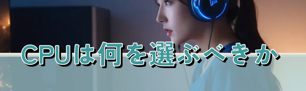 CPUは何を選ぶべきか