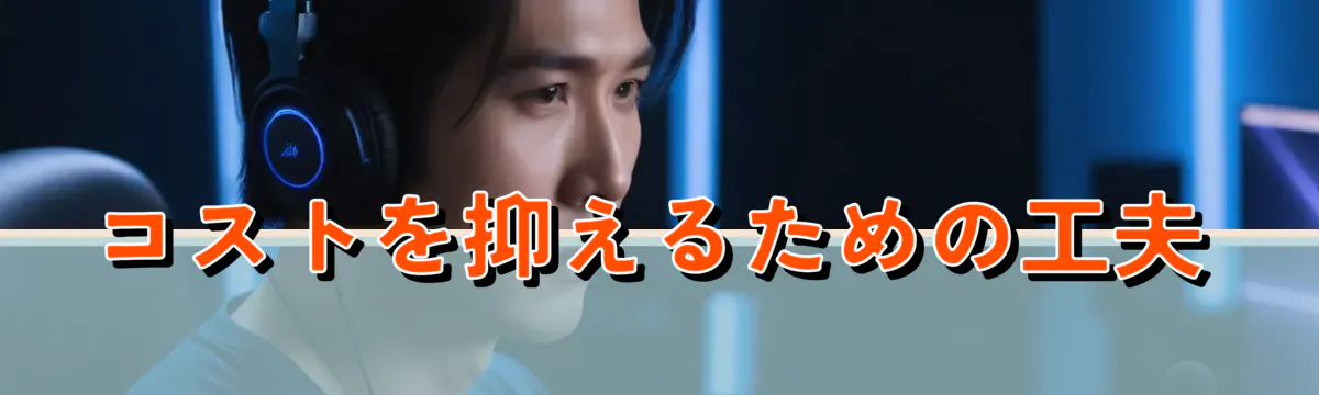 コストを抑えるための工夫