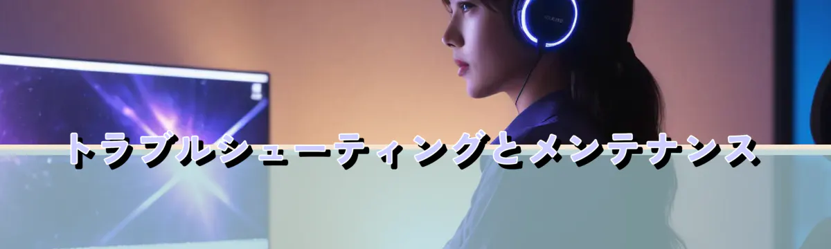 トラブルシューティングとメンテナンス