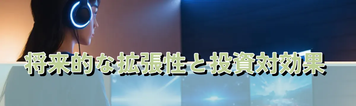 将来的な拡張性と投資対効果
