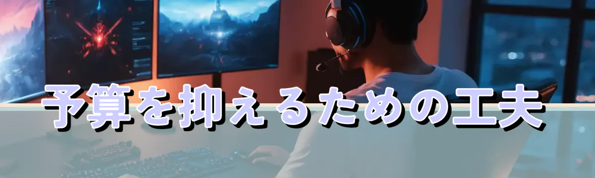 予算を抑えるための工夫