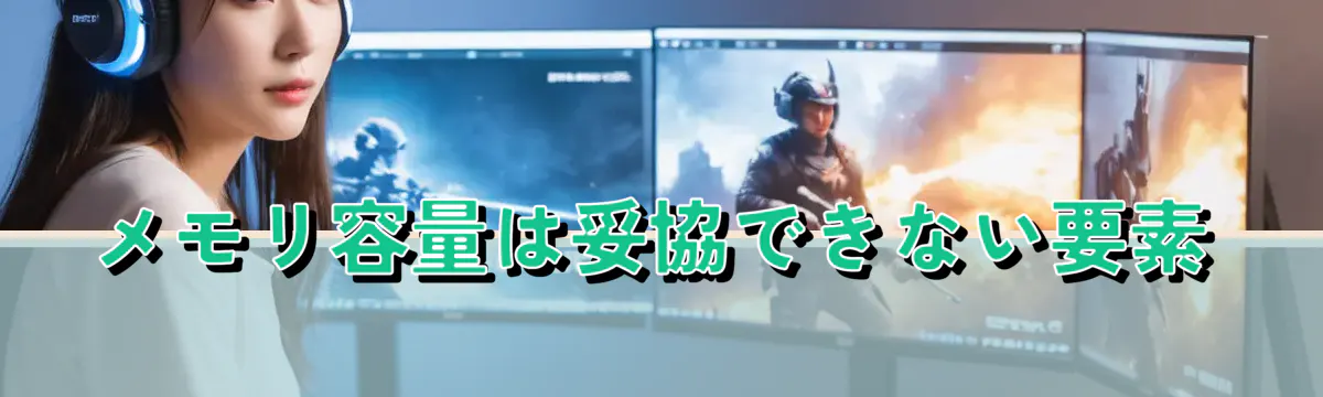 メモリ容量は妥協できない要素