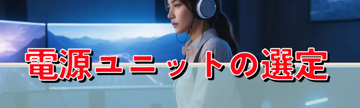 電源ユニットの選定