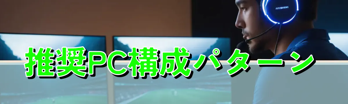 推奨PC構成パターン