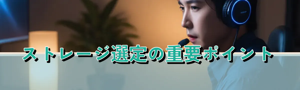 ストレージ選定の重要ポイント