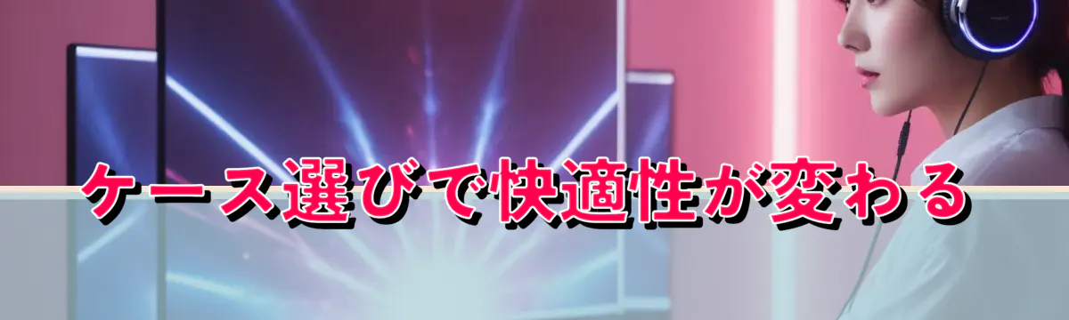 ケース選びで快適性が変わる