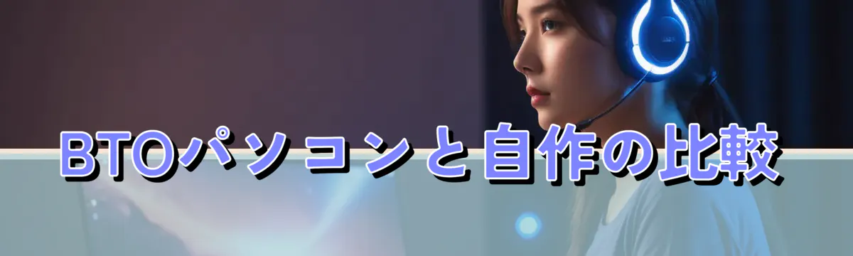 BTOパソコンと自作の比較