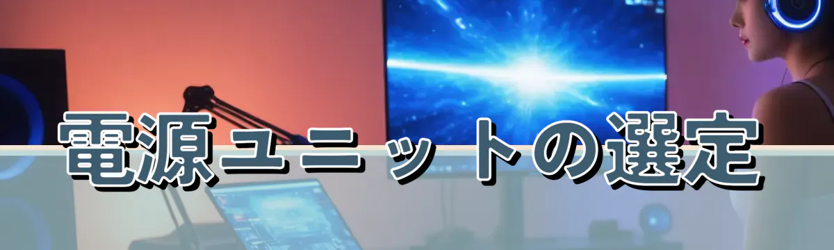 電源ユニットの選定