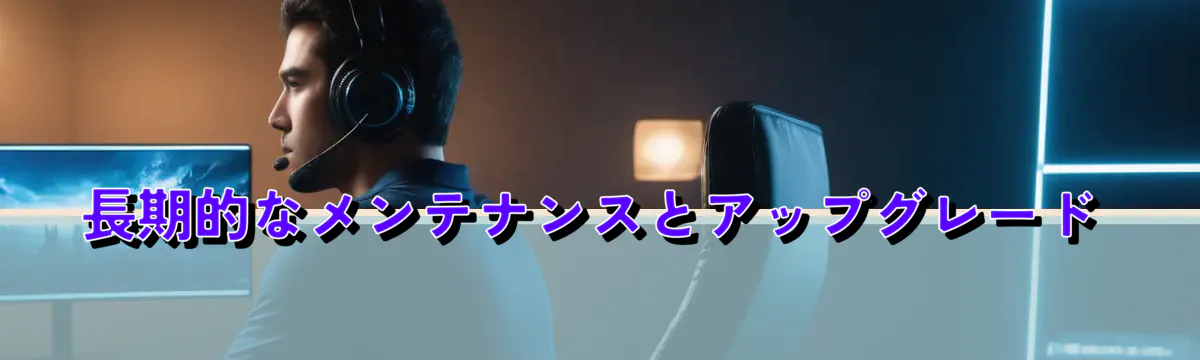 長期的なメンテナンスとアップグレード
