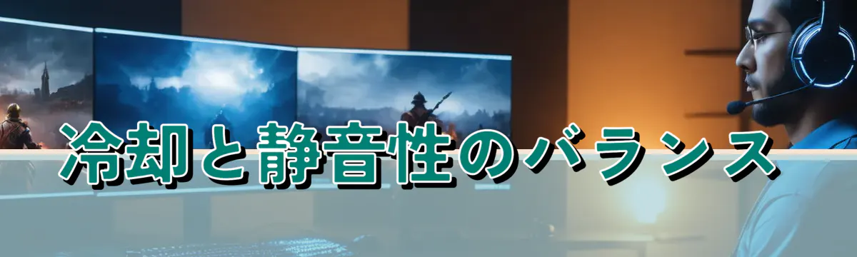 冷却と静音性のバランス