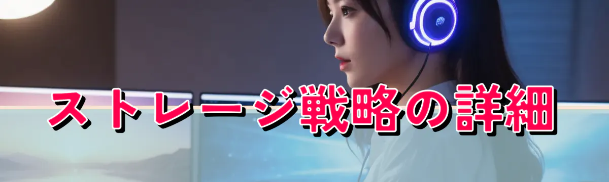 ストレージ戦略の詳細
