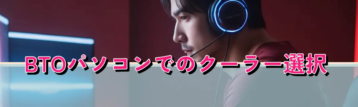 BTOパソコンでのクーラー選択