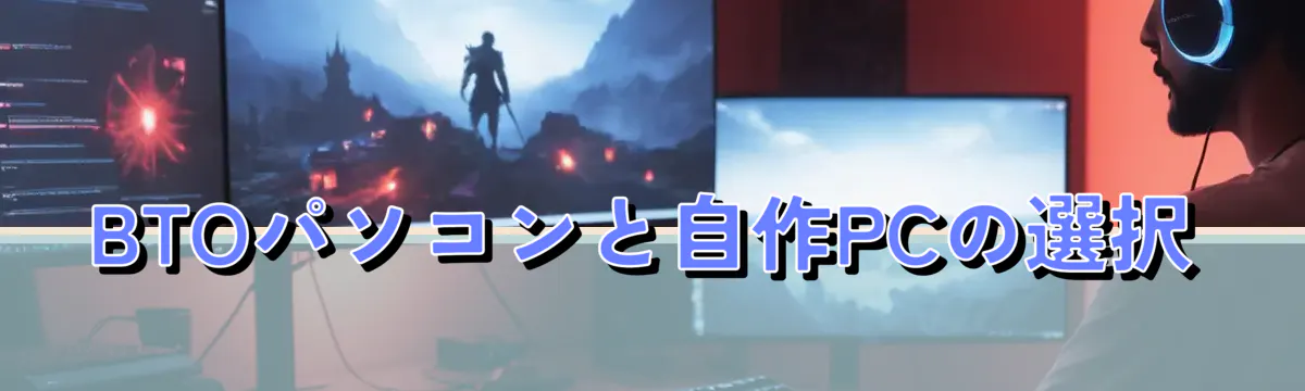 BTOパソコンと自作PCの選択