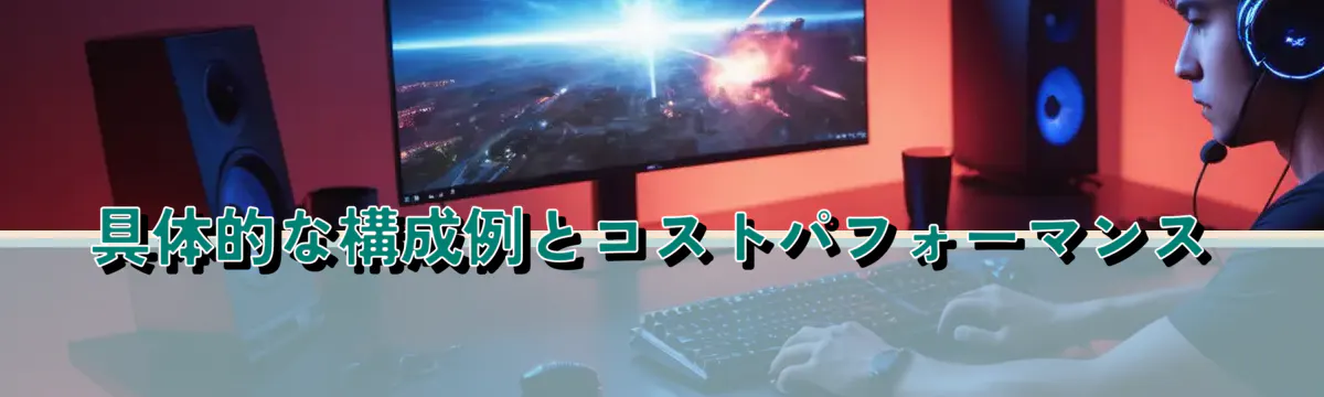 具体的な構成例とコストパフォーマンス