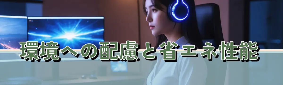 環境への配慮と省エネ性能
