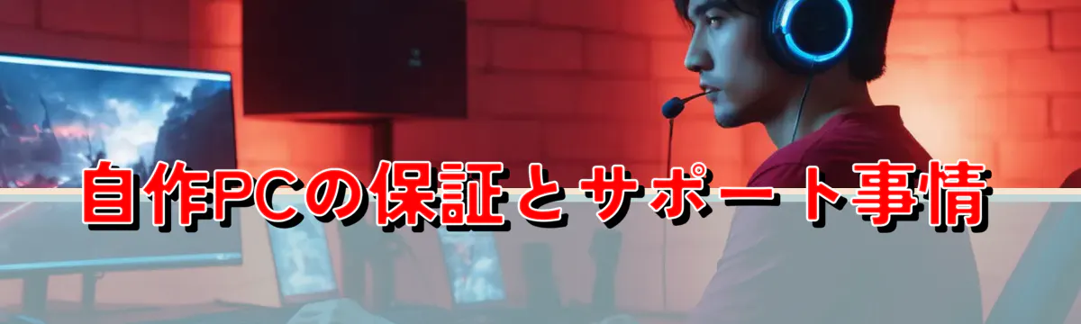 自作PCの保証とサポート事情