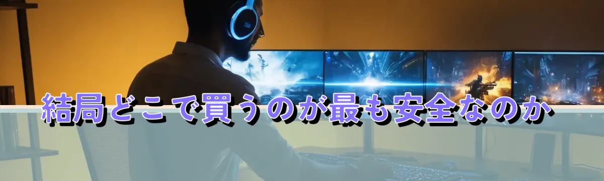 結局どこで買うのが最も安全なのか