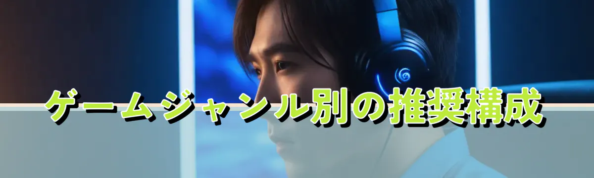 ゲームジャンル別の推奨構成