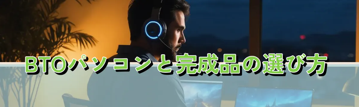 BTOパソコンと完成品の選び方