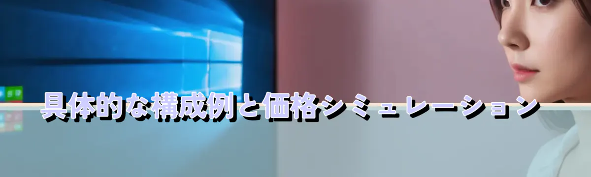 具体的な構成例と価格シミュレーション